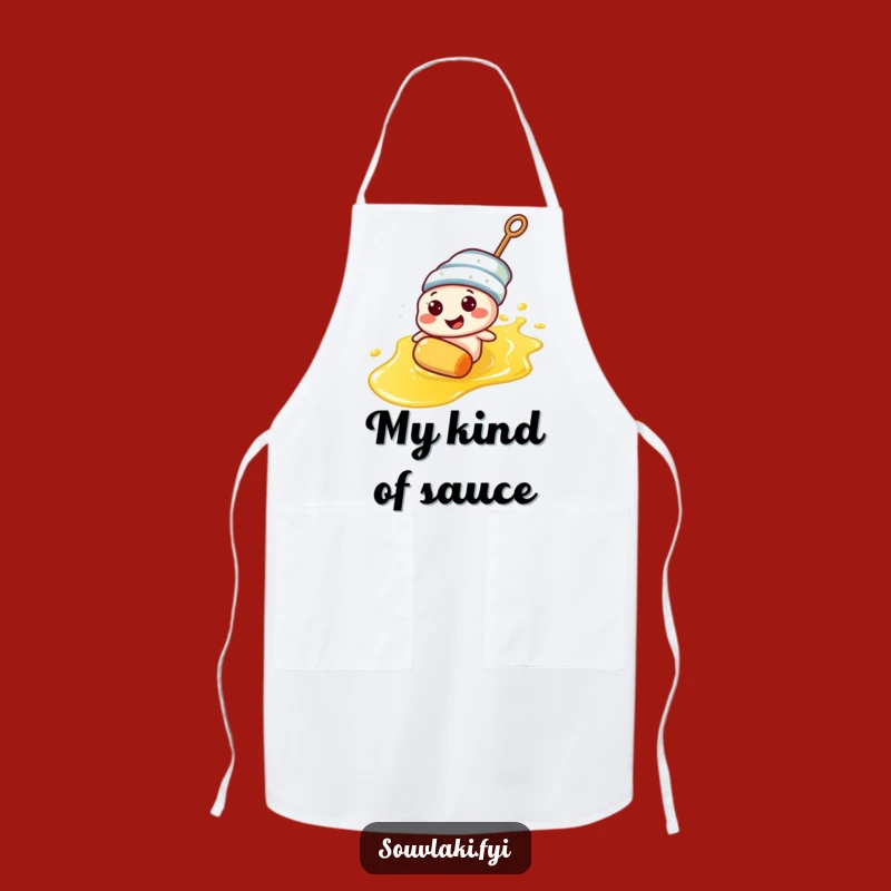 Funny Souvlaki Skewer Apron - Cook & Laugh in Style