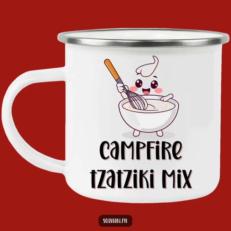 Funny Whisk Camping Mug - Durable & Cheerful Outdoor Kitchen Tool