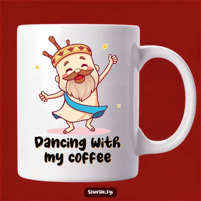Funny Souvlaki Sirtaki Mug - Celebrate with Greek Dancing Flavor