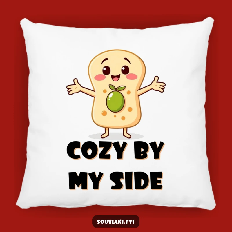 Funny Pita Bread Pillow: Cuddle Up with a Warm Embrace