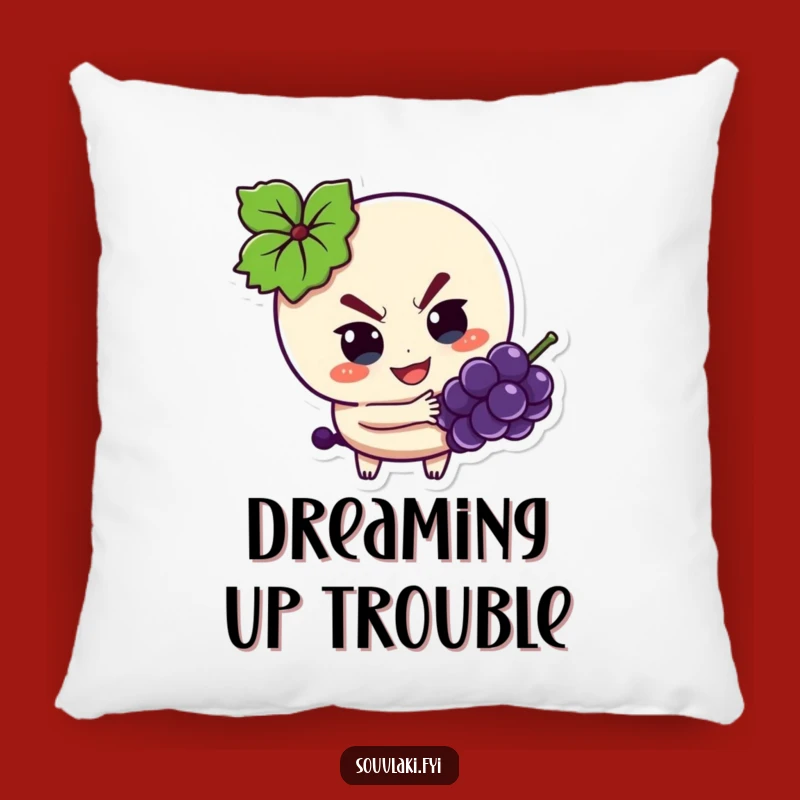 Funny Souvlaki Pillow: Mischief and Comfort with Secret Snacks