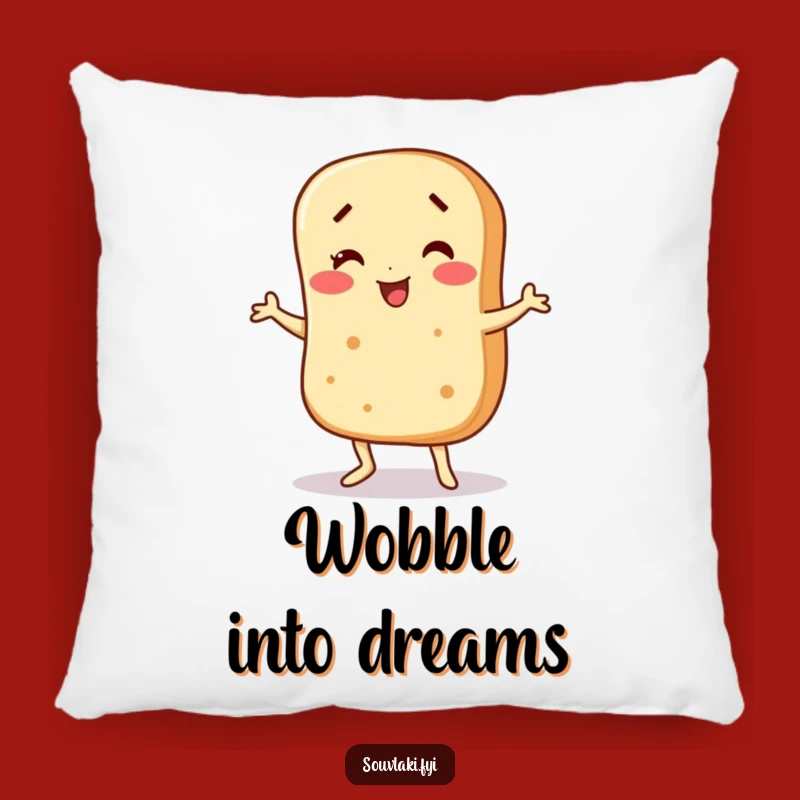 Funny Wobbling Pita Pillow: Cozy Comfort with Dance Flair