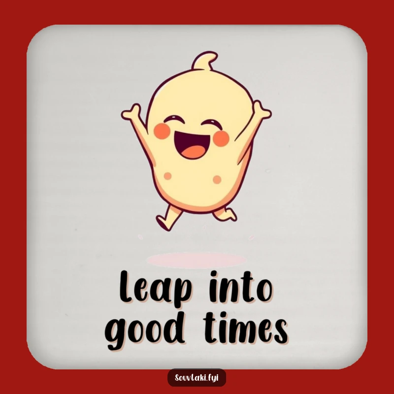 Funny Spanakopita Coaster: Protect Surfaces with Pastry Pizzazz!