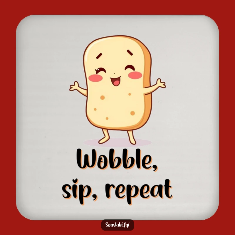 Funny Wobbling Pita Coaster: Add Dance Fun to Your Table