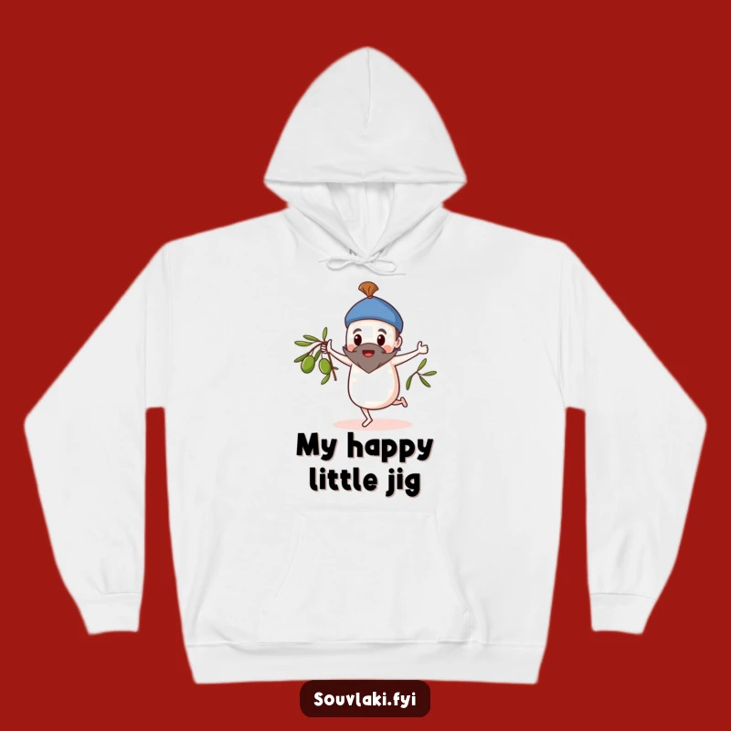 Funny Dancing Souvlaki Hoodie: Cozy Up with Whimsical Moves