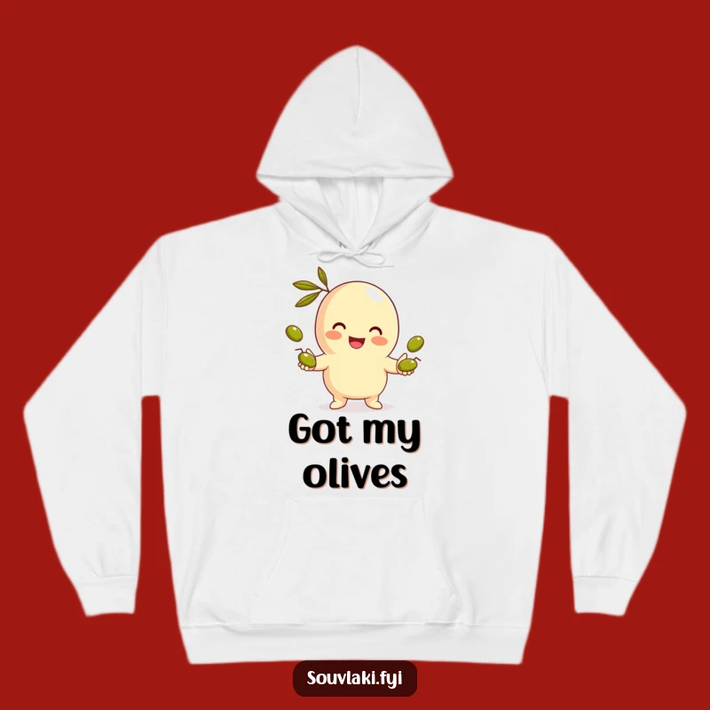 Funny Gyro Juggling Hoodie - Cozy Smiling Character, Perfect Funny Gift!