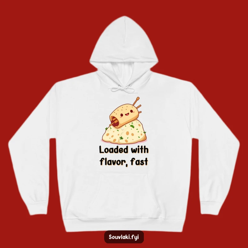 Funny Souvlaki Feta Hill Hoodie: Cozy Up with Hilarious Greek Food!