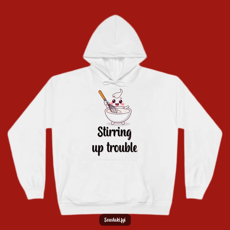 Funny Whisk Hoodie - Cozy & Cheerful Tzatziki Stirring Apparel