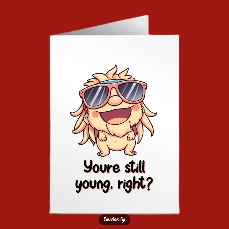 Free Printable Birthday Card: Cool Souvlaki Sunshine Funny Downloadable Gift