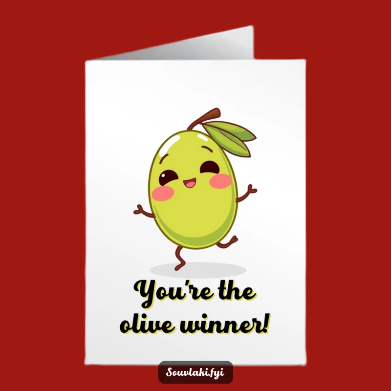 You're a Star! Free Printable Olive Congratulations Card