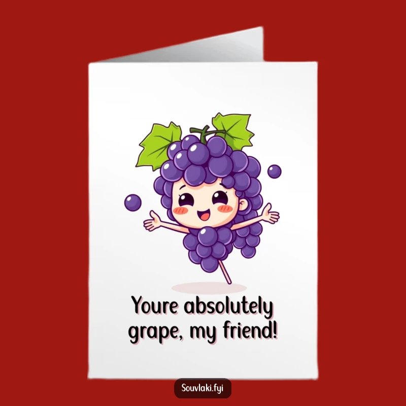 Grape Bunch Congrats: Free Printable for a Juggling Success