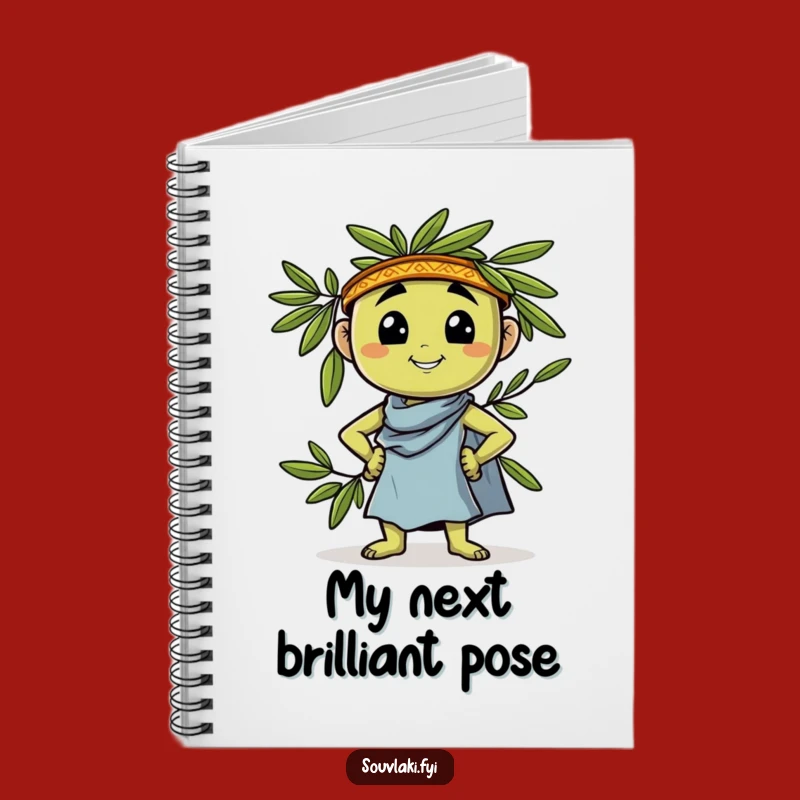 Funny Greek Olive Pose Notebook: Confident Olive Inspires Notes, Perfect Funny Gift
