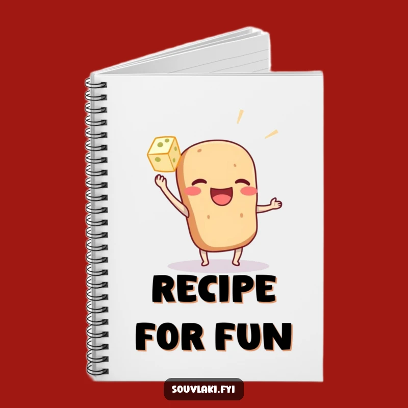 Funny Souvlaki Notebook: Journal Your Recipes with Greek Food Art Gift
