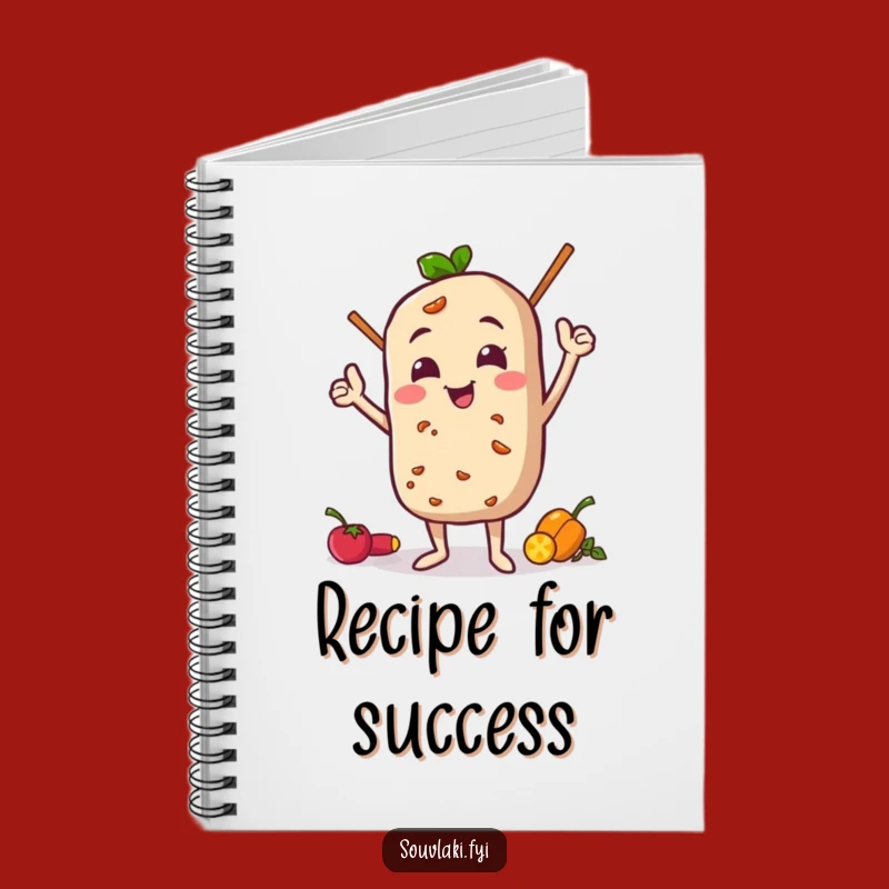 Funny Souvlaki Pose Notebook: Proud Character Journal - Humorous Gift