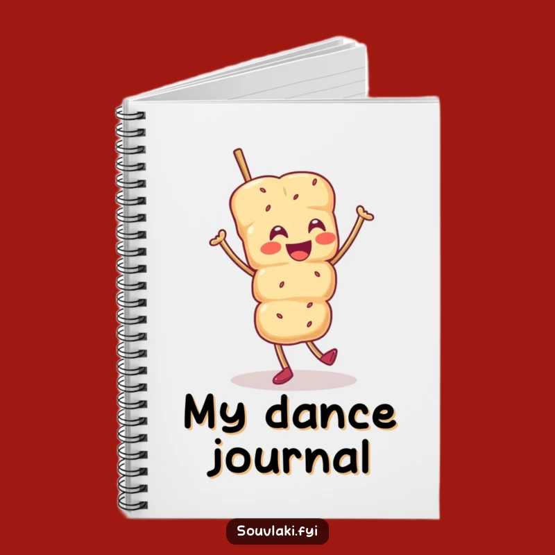 Funny Souvlaki Skewer Notebook: Jot Down Your Delicious Ideas