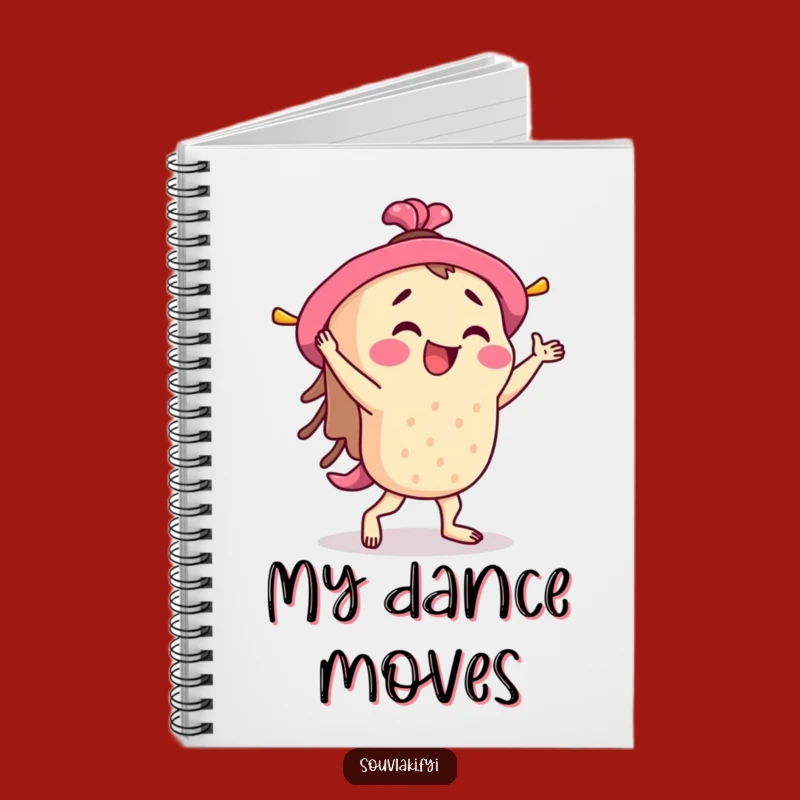 Funny Souvlaki Jig Notebook: Dancer Skewer, Great Humorous Gift Idea