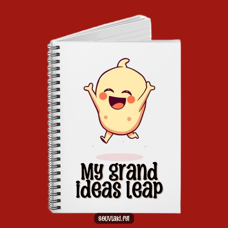 Funny Spanakopita Notebook: Jot Down Laughs and Leaping Ideas!