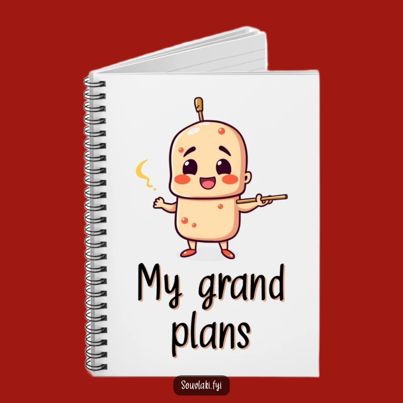 Funny Souvlaki Gesture Notebook: Skewer Expression, Great Humorous Gift