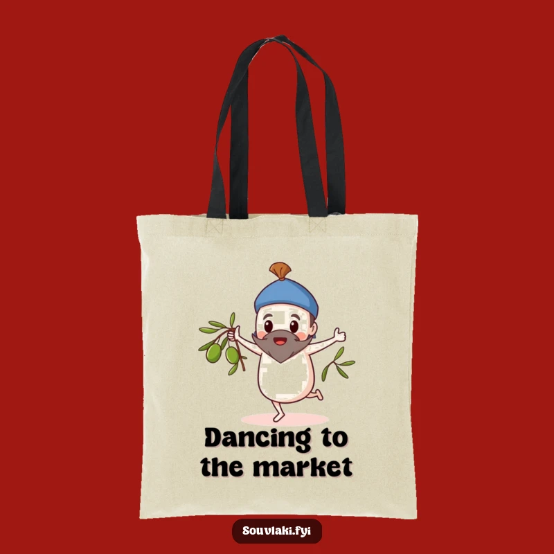 Funny Souvlaki Tote Bag: Carry Your Dance Moves and Style
